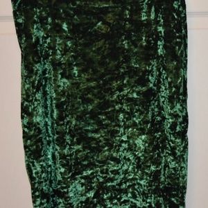 LuLaRoe Cassie Large Green Velvet